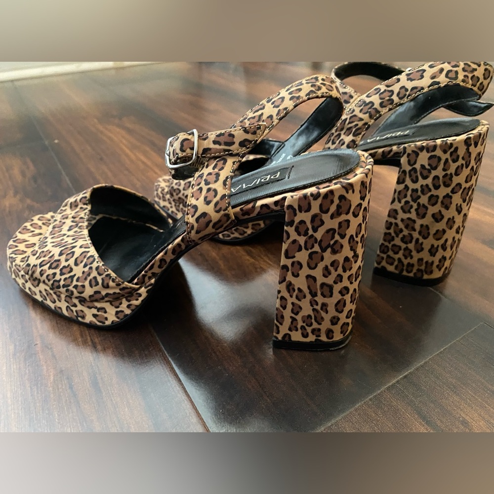 Prima Royale Leopard  Print Sandals